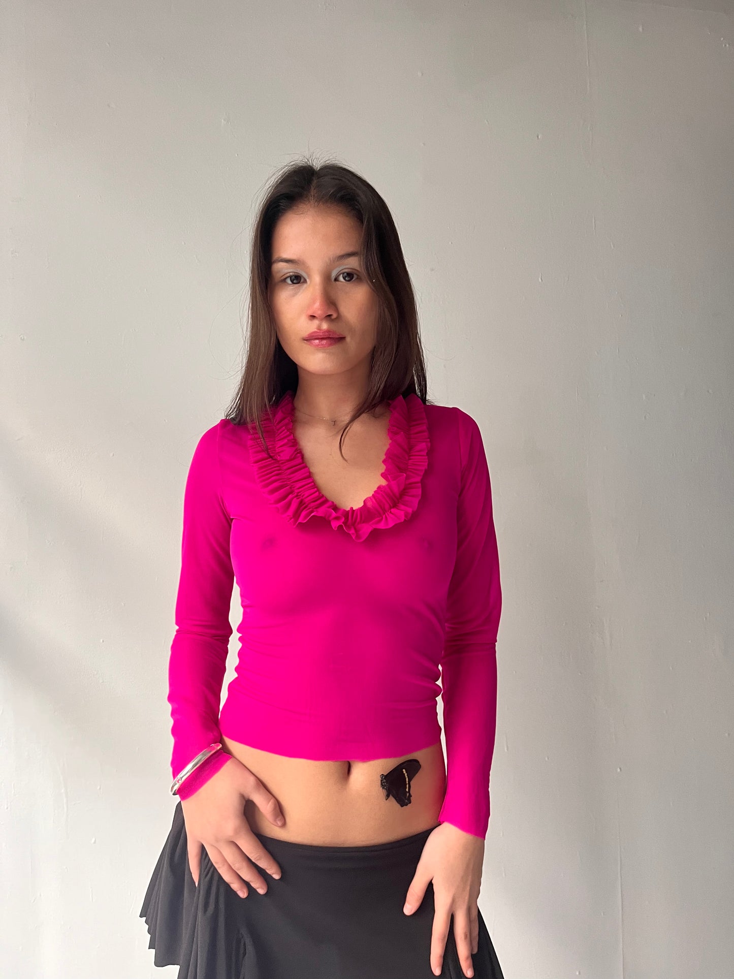 FRILLS LONG SLEEVE